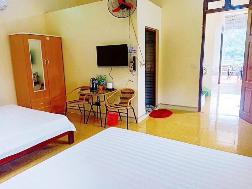 Nha Nghi Son Lam - Panorama Lake View Appartement An Ma Buitenkant foto